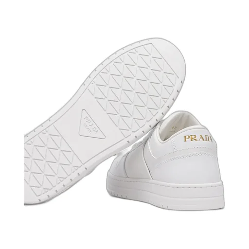 Leather Lace-Up Sneakers