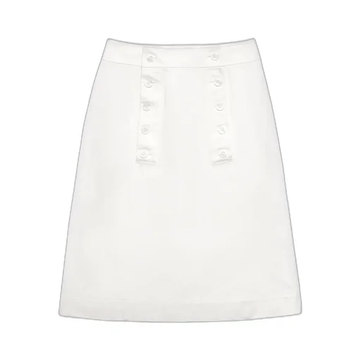 Button-Detailed Skirt