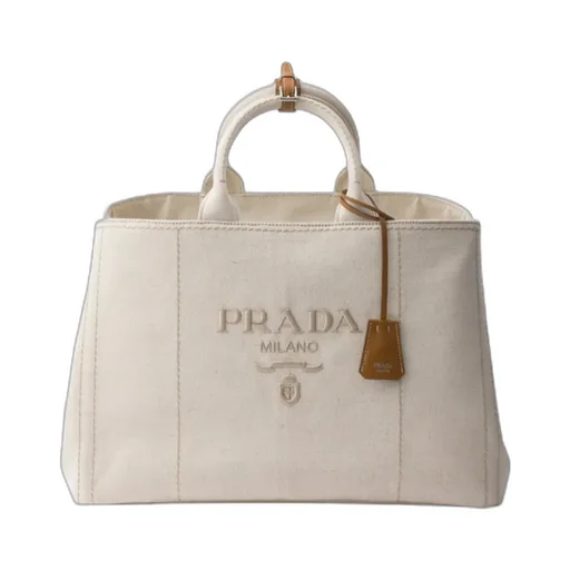 Logo-Embroidered Top Handle Bag
