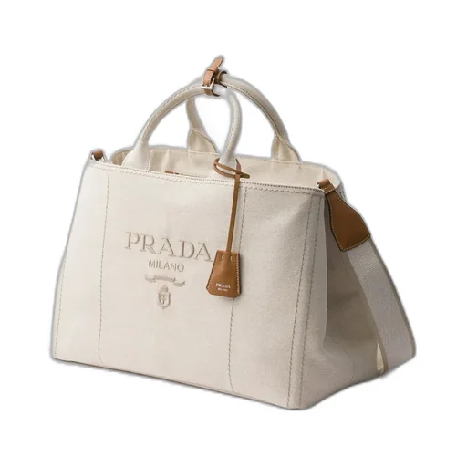 Logo-Embroidered Top Handle Bag