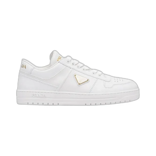 Leather Lace-Up Sneakers