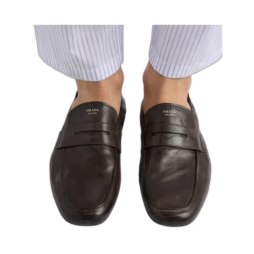 Ruched Slip-On Loafers
