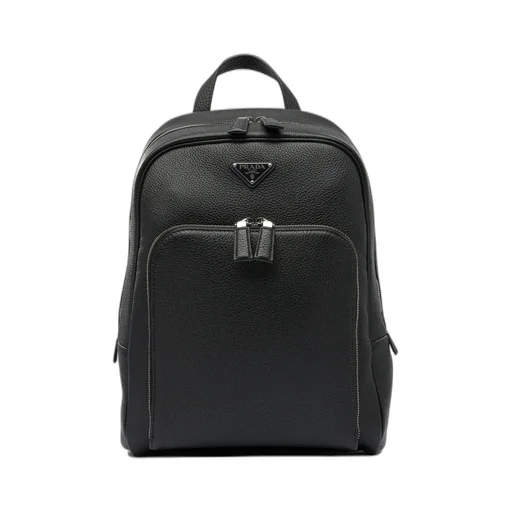 Saffiano Leather Backpack
