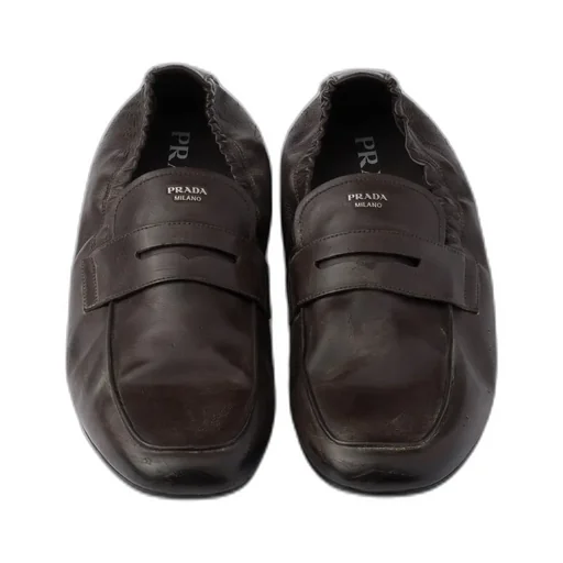 Ruched Slip-On Loafers
