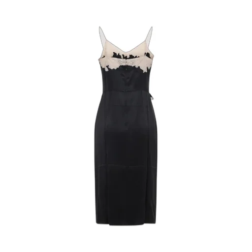 Lace Detailed Sleeveless Midi Dress