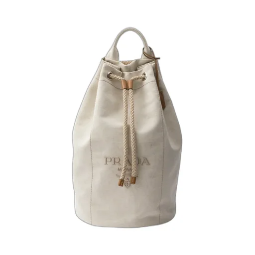 Logo-Printed Drawstring Backpack