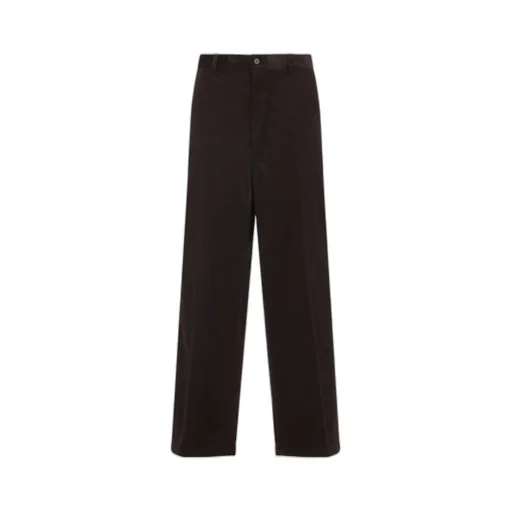 Corduroy Straight Leg Trousers
