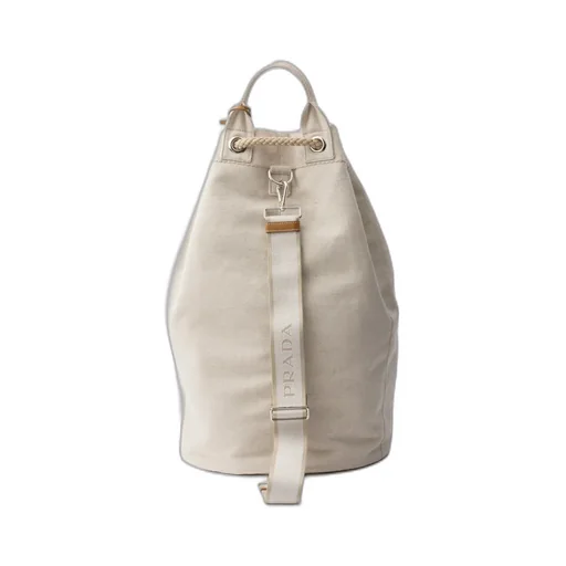 Logo-Printed Drawstring Backpack