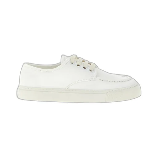 Round-Toe Lace-Up Sneakers