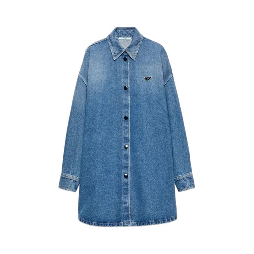 Denim Oversized Shirt Dress