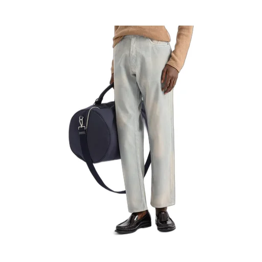 Logo Patch Straight-Leg Jeans