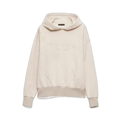 Logo Printed Long Sleeved Hoodie