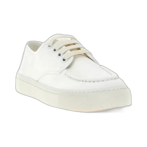 Round-Toe Lace-Up Sneakers