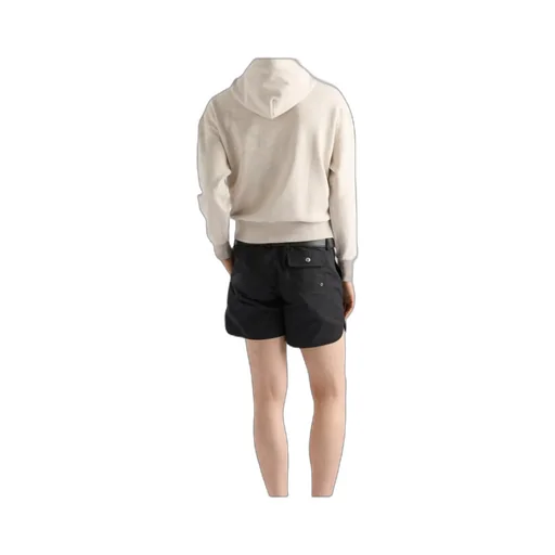 Logo Printed Long Sleeved Hoodie