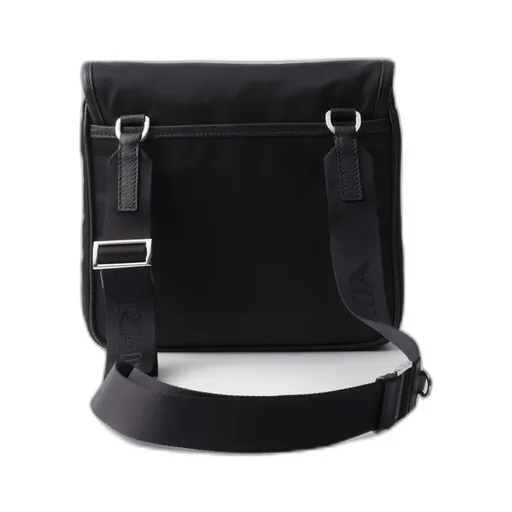 Re-Nylon And Saffiano Leather Shoulder Bag