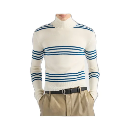 Turtleneck Ribbed-Knit Jumper