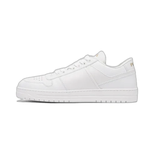 Leather Lace-Up Sneakers