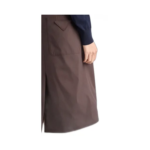 Stretched Poplin Skirt