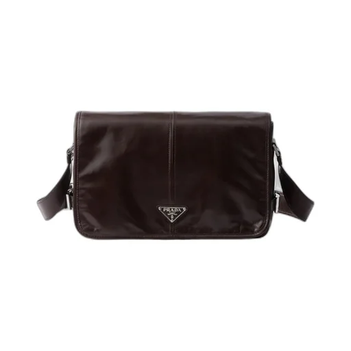 Triangle-Logo Crossbody Bag