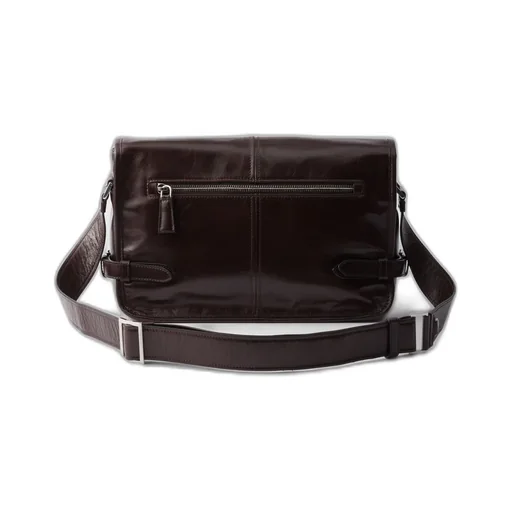 Triangle-Logo Crossbody Bag