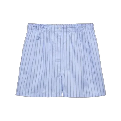 Elasticated Waistband Striped Shorts