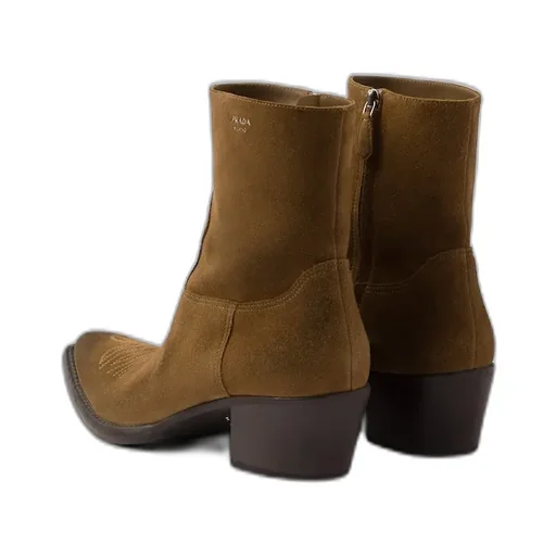 Logo-Printed Boots
