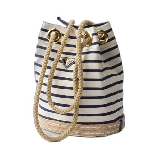 Mariner Small Striped Bucket Bag