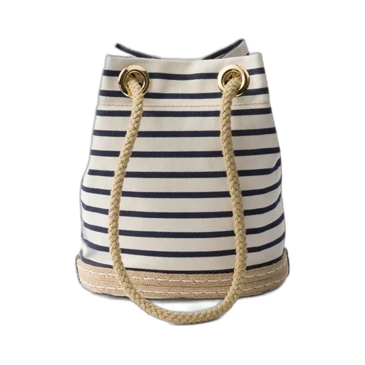 Mariner Small Striped Bucket Bag