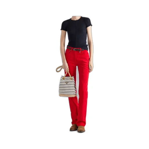 Mariner Small Striped Bucket Bag