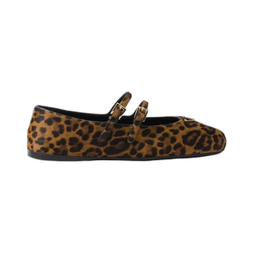 Leopard-Printed Ballerina Flats