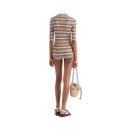 Striped Knitted Shorts