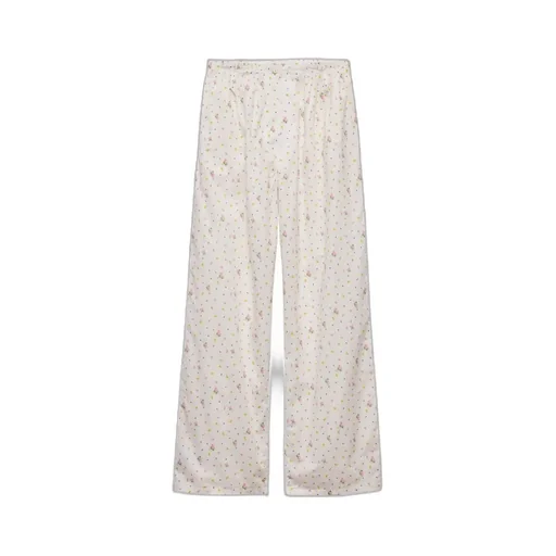 Floral Printed Batiste Pants