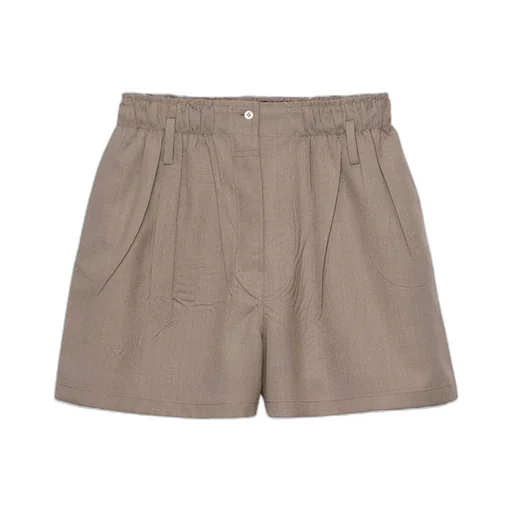 Logo-Patch Elasticated Waistband Shorts