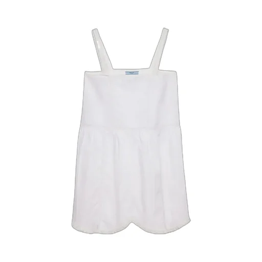 Logo Embroidered Sleeveless Mini Dress