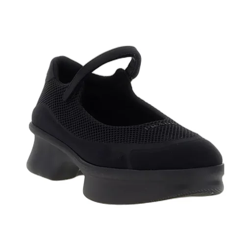 Round-Toe Mesh Ballerinas