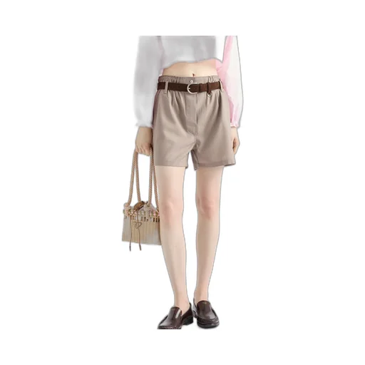 Logo-Patch Elasticated Waistband Shorts