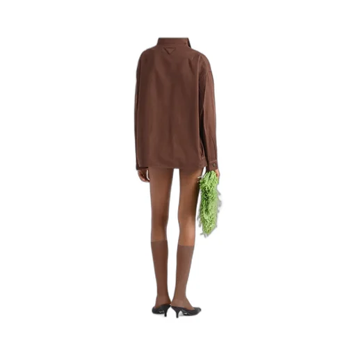 Long-Sleeved Button-Up Jacket