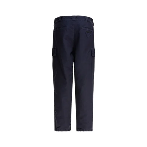 Logo Detailed Straight Leg Cargo Trousers
