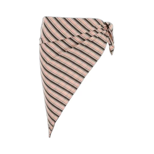 Embroidered Striped Sarong