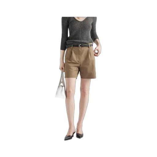 Pleated Shorts
