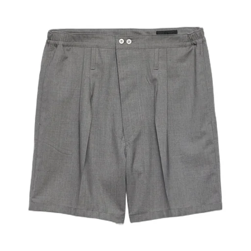 Pleated Bermuda Shorts