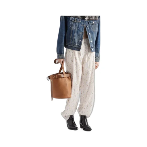 Floral Printed Batiste Pants