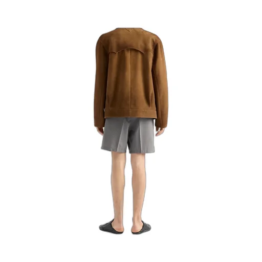 Pleated Bermuda Shorts