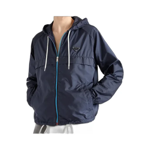 Re-Nylon Zip-Up Hooded Jacket