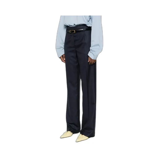 Pleated Belted Trousers