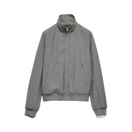 High-Neck Zipped Jacket