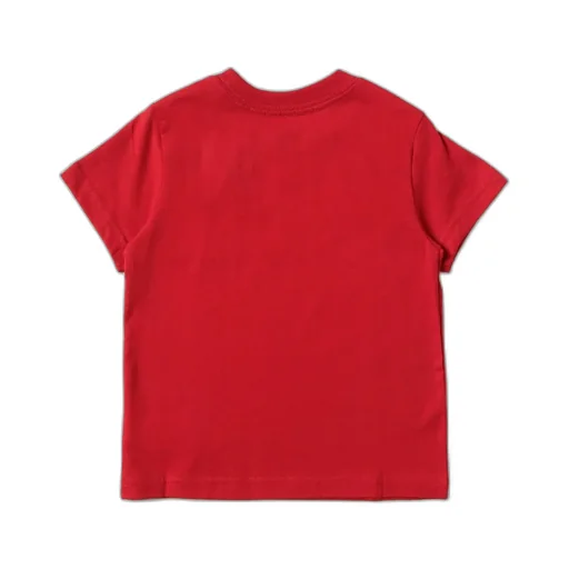 Logo Embroidered Straight Hem T-Shirt