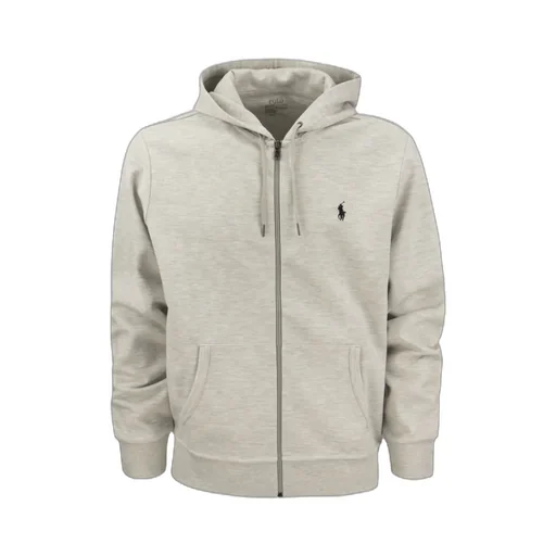 Pony Embroidered Zip-Up Hoodie