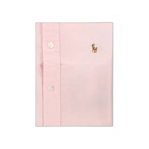 Logo Embroidered Long-Sleeved Shirt