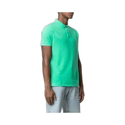 Logo Embroidered Short-Sleeved Polo Shirt